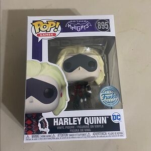 Funko Pop Harley Quinn in Red, Black, and White